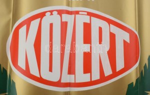 Gönczi-Gebhardt Tibor (1902-1994): Kellemes karácsonyi ünnepeket kíván a Közért, 1972. Reklámplakát, papír...