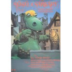 1976 Süsü, a sárkány, magyar bábjátékfilm plakát, MOKÉP, MTI Fotó, Bp., Offset-ny., feltekerve...
