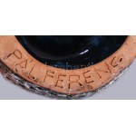 Pál Ferenc (1914-2008): Retro iparművész bagoly kerámia, jelzett, kis mázhibával, m: 19,5 cm /// Ferenc Pál (1914?2008)...