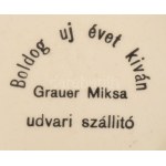 cca 1910 Bonbonier I. Ferenc József osztrák császár, magyar és cseh király portréjának ábrázolásával, alján ...