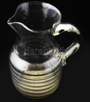 Kancsó. Erdély, cca 19. sz. első fele - közepe, kis lepattanással, m: 14,5 cm /// Jug. Transylvania, c. early to mid...