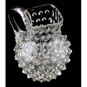 Bütykös kancsó, Parád, cca 19. sz. vége, hibátlan, m: 12 cm /// Knobbed jug, Parád, c. late 19th century, flawless...