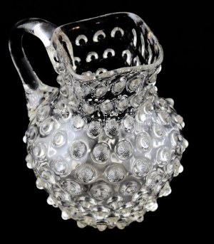 Bütykös kancsó, Parád, cca 19. sz. vége, hibátlan, m: 12 cm /// Knobbed jug, Parád, c. late 19th century, flawless...