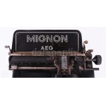 cca 1923 AEG Mignon tipusú mutatópálcás írógép magyar betűkkel. Az írógép-történelem rendkívül érdekes darabja...