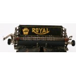 1906-1914 Royal Typewriter Company Royal "Flatbed" írógép. Jó állapotban, 38x38 cm