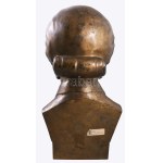 Vastagh László (1902-1972): Édesanyám. Bronz, 1935, patinával, jelzett, m: 34,5 cm /// László Vastagh (1902-1972)...