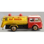 cca 1970 Kínai MF963 Oil Tanker lemezjáték, jó állapotban, eredeti dobozában, h: 20 cm /// c...