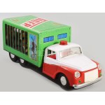cca 1975 Metal Factory Tiger Truck MF 239 tigrisszállító cirkuszi autó lemezjáték. Kína, fémlemez, eredeti...