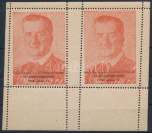 1943 Horthy levélzáró pár, ritka! / Horthy label pair
