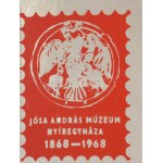 Jósa András Nyíregyháza 1868-1968 2 különböző levélzáró 4-es és 5-ös csík