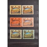 1912-1913 Gyönyörű szép külföldi levélzáró gyűjtemény (316db) berakóban ...