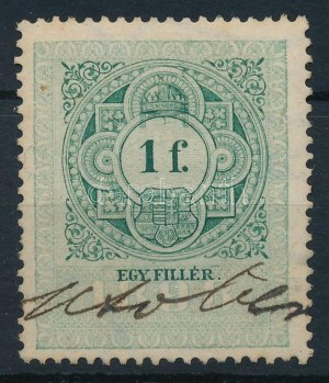 1898 1f okmánybélyeg