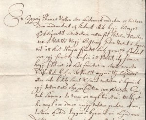 1684 Nagybossány (Velké Bossany, SK) Apponyi Tamás kötelezvénye Bossány Miklós úrtól vett kölcsönről...