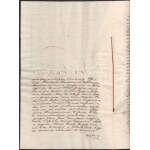 1825 Nagykőrösi házhely adás vételi szerződése Nemes Csete Gergely és Sigray István között...