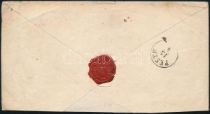 1860 Gróf Apponyi György (1808-1899) főkancellárnak címzett boríték...