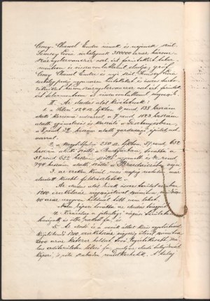 1893 Sitervölgyi (Erdély) birtok adásvételi szerződése gróf Crouy...