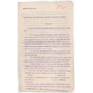 1909-1912 Arad városi kultúrpalota építésével kapcsolatos 3 db irat