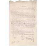 1909-1912 Arad városi kultúrpalota építésével kapcsolatos 3 db irat