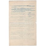1909-1912 Arad városi kultúrpalota építésével kapcsolatos 3 db irat