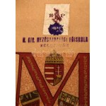 1944 Kolozsvári Mezőgazdasági Főiskola okleveles mezőgazdász oklevele, Kolozsvár, 1944. április 25., címerekkel ...