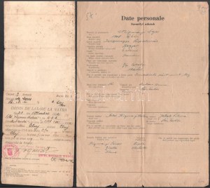 1945 Rigmányi Lajos kolozsvári vasuti lakatos...
