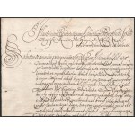 1706 II. Rákóczi Ferenc fejedelem levele Ugocsa vármegyének. Bay László ezereskapitány...