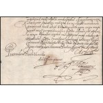 1706 II. Rákóczi Ferenc fejedelem levele Ugocsa vármegyének. Bay László ezereskapitány...