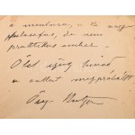 ca 1910-1915 Mednyánszky László (1852-1919) festőművész autográf levelei dr. Löwenstein Arnoldnak a Pallas Irodalmi Rt...