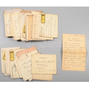 ca 1910-1915 Mednyánszky László (1852-1919) festőművész autográf levelei dr. Löwenstein Arnoldnak a Pallas Irodalmi Rt...