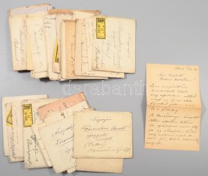ca 1910-1915 Mednyánszky László (1852-1919) festőművész autográf levelei dr. Löwenstein Arnoldnak a Pallas Irodalmi Rt...