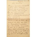 ca 1910-1915 Mednyánszky László (1852-1919) festőművész autográf levelei dr. Löwenstein Arnoldnak a Pallas Irodalmi Rt...