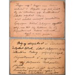 ca 1910-1915 Mednyánszky László (1852-1919) festőművész autográf levelei dr. Löwenstein Arnoldnak a Pallas Irodalmi Rt...