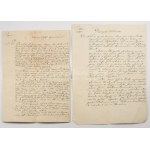 1797-1815 Felvidékről származó dokumentumgyűjtemény, kb. 59 db, közte Nagyszombat, Ürmény, Érsekújvár, Pozsony...