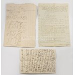 1797-1815 Felvidékről származó dokumentumgyűjtemény, kb. 59 db, közte Nagyszombat, Ürmény, Érsekújvár, Pozsony...