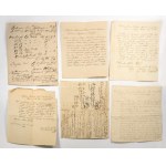 1797-1815 Felvidékről származó dokumentumgyűjtemény, kb. 59 db, közte Nagyszombat, Ürmény, Érsekújvár, Pozsony...