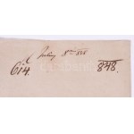 1848 Nemzetőrségi lófelszerelés és málházás leírása. Pest nyárhó [július] 1-ső napján 1848...