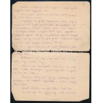 1888 Jókai Mór (1825-1904) író autográf kézirata. Légyottok címmel. Jókai a Magyar Szalon 1888...