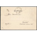 1900 Kiss József költő, újságíró által lányának írt képeslap