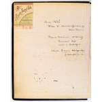 1906-1909 Hoffmann és Vastagh Műkereskedés pénztárkönyve, a Hoffmann Alfréd, Hoffmann Béla és Vastagh Gyula (1866-1949...