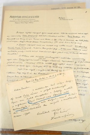 dr. Bodor Antal (1886-1954) szociográfus, falukutató iratanyaga. 43 db...