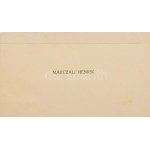 1913 Marczali Henrik (1856-1940) zsidó származású magyar történetíró, egyetemi tanár, névjegykártyája...