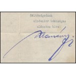1918 Prohászka Ottokár (1858-1927) püspök kézzel írt sorai Vértes O...