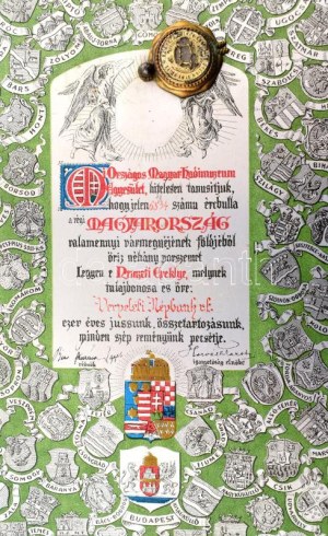 cca 1920-1930 Az Országos Magyar Hadimúzeum Egyesület által kiadott 