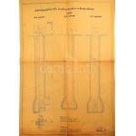 1931 Bp., a Budai Várban építendő személyszállító lift és páternoszter tervrajzai...