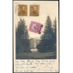 1933 Károlyi József gróf 1933 januárjában - német nyelven - Bécsbe írt képeslapja Viktor Siedek osztrák építésznek...