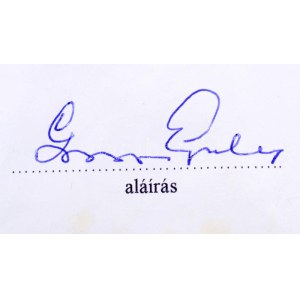 Grosics Gyula, az Aranycsapat legendás kapusának saját Jaeger típusú utazó órája. Jelzett...