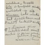 ca 1912 Lesznai Anna (1885-1966) költő, író, grafikus, iparművész, a Nyolcak vendégtagjának izgalmas autográf levele dr...