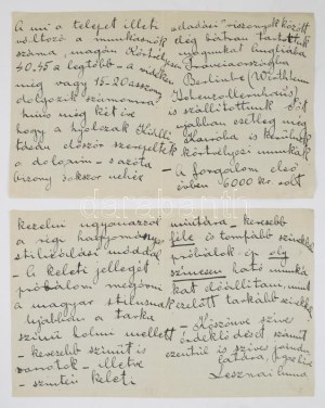 ca 1912 Lesznai Anna (1885-1966) költő, író, grafikus, iparművész, a Nyolcak vendégtagjának izgalmas autográf levele dr...