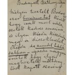 ca 1912 Lesznai Anna (1885-1966) költő, író, grafikus, iparművész, a Nyolcak vendégtagjának izgalmas autográf levele dr...