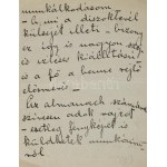 ca 1912 Lesznai Anna (1885-1966) költő, író, grafikus, iparművész, a Nyolcak vendégtagjának izgalmas autográf levele dr...